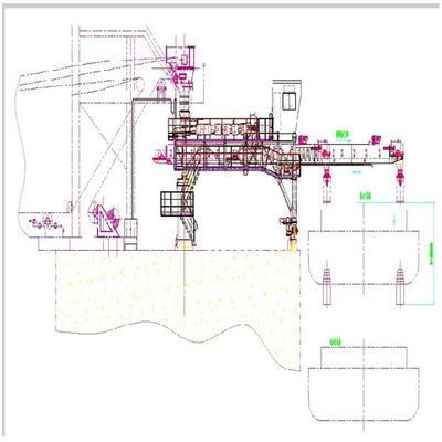 Terminal w porcie morskim Ładowarki do ciężkich ładunków do załadunku ziarna węgla rudego