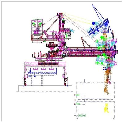 Wydajność 3000 t/h Heavy Duty Typ przenośnika taśmowego do ładowania statków