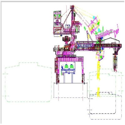 1800 t / h System załadunku statków do obsługi chemicznych ładunków masowych