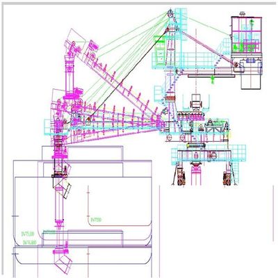 1800 t / h System załadunku statków do obsługi chemicznych ładunków masowych