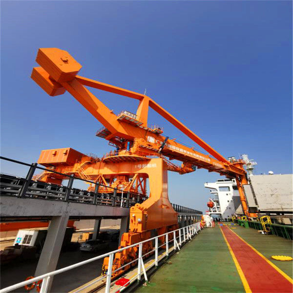 Heavy Duty Spiral Type 1000 Tph Ship Unloader do obsługi ziarna
